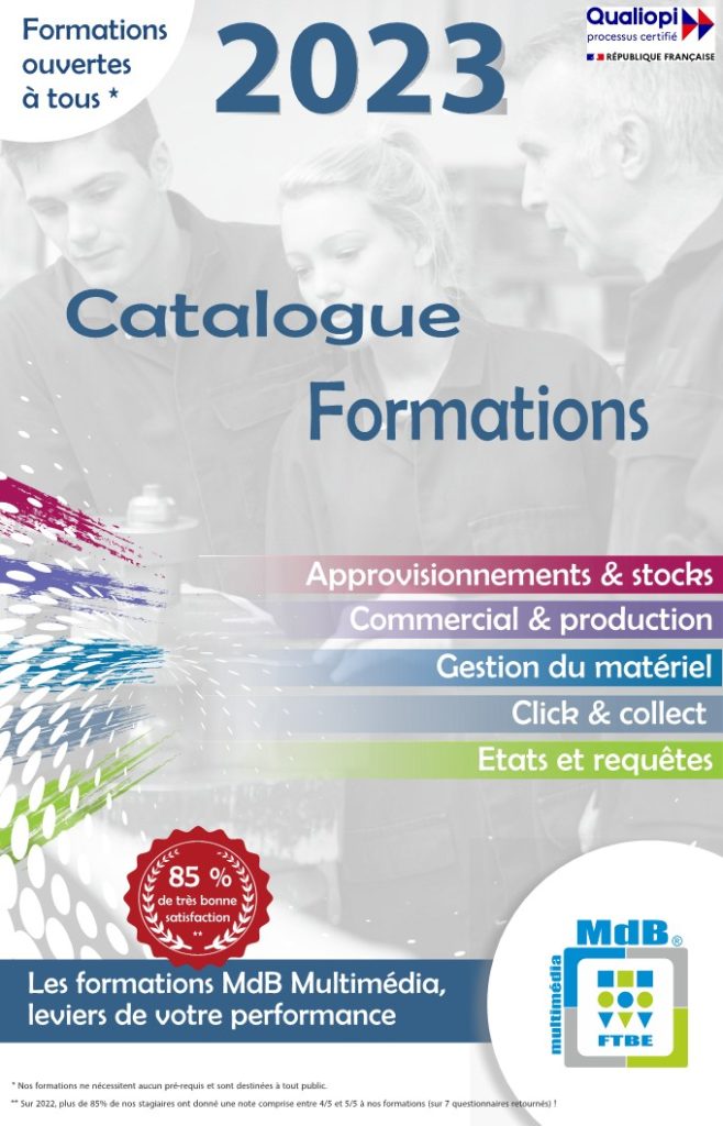 Catalogue Formations MdB 2023